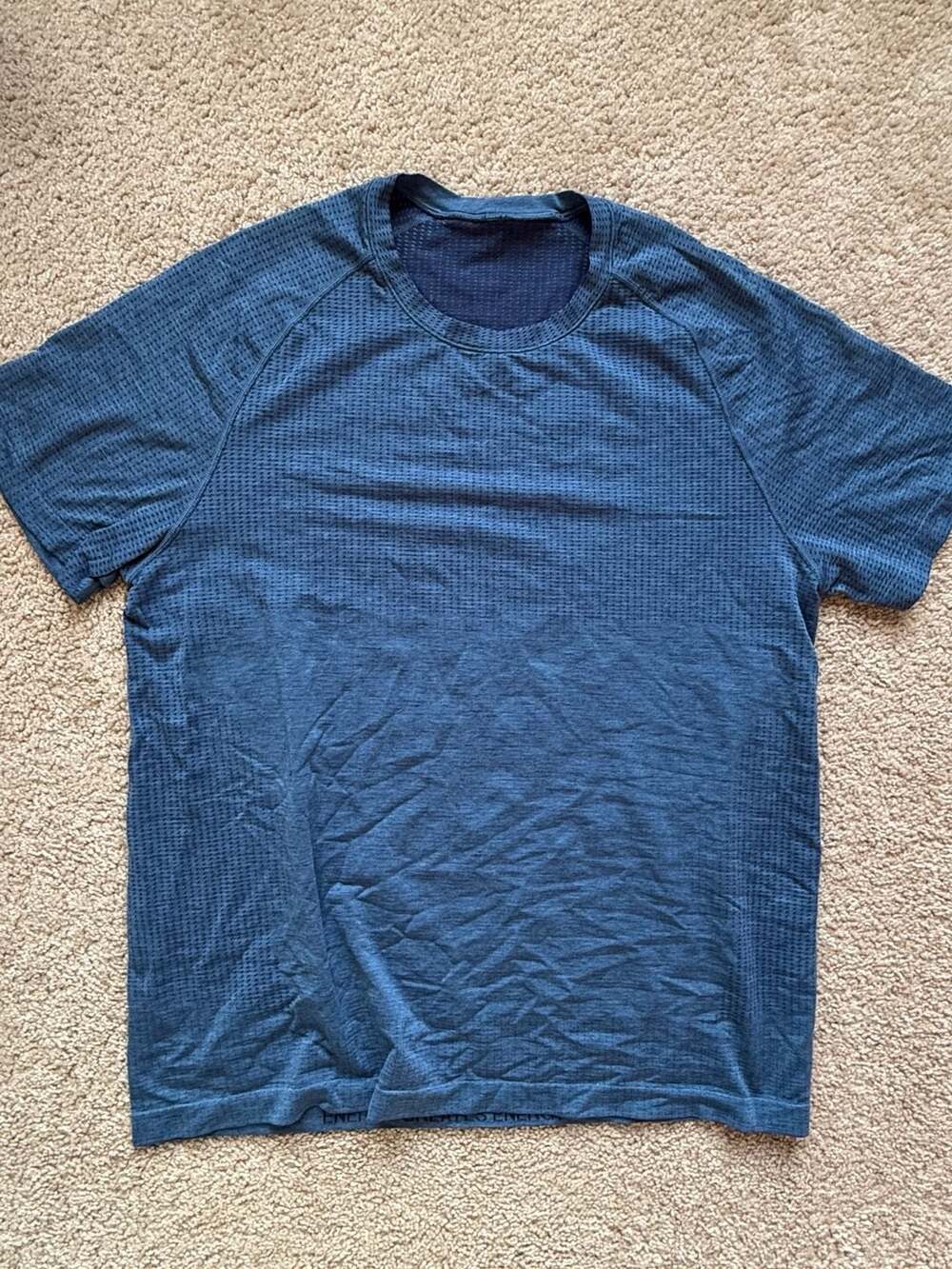 Lululemon Metal Vent Tech Short-Sleeve Shirt Blue